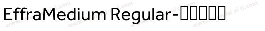 EffraMedium Regular字体转换